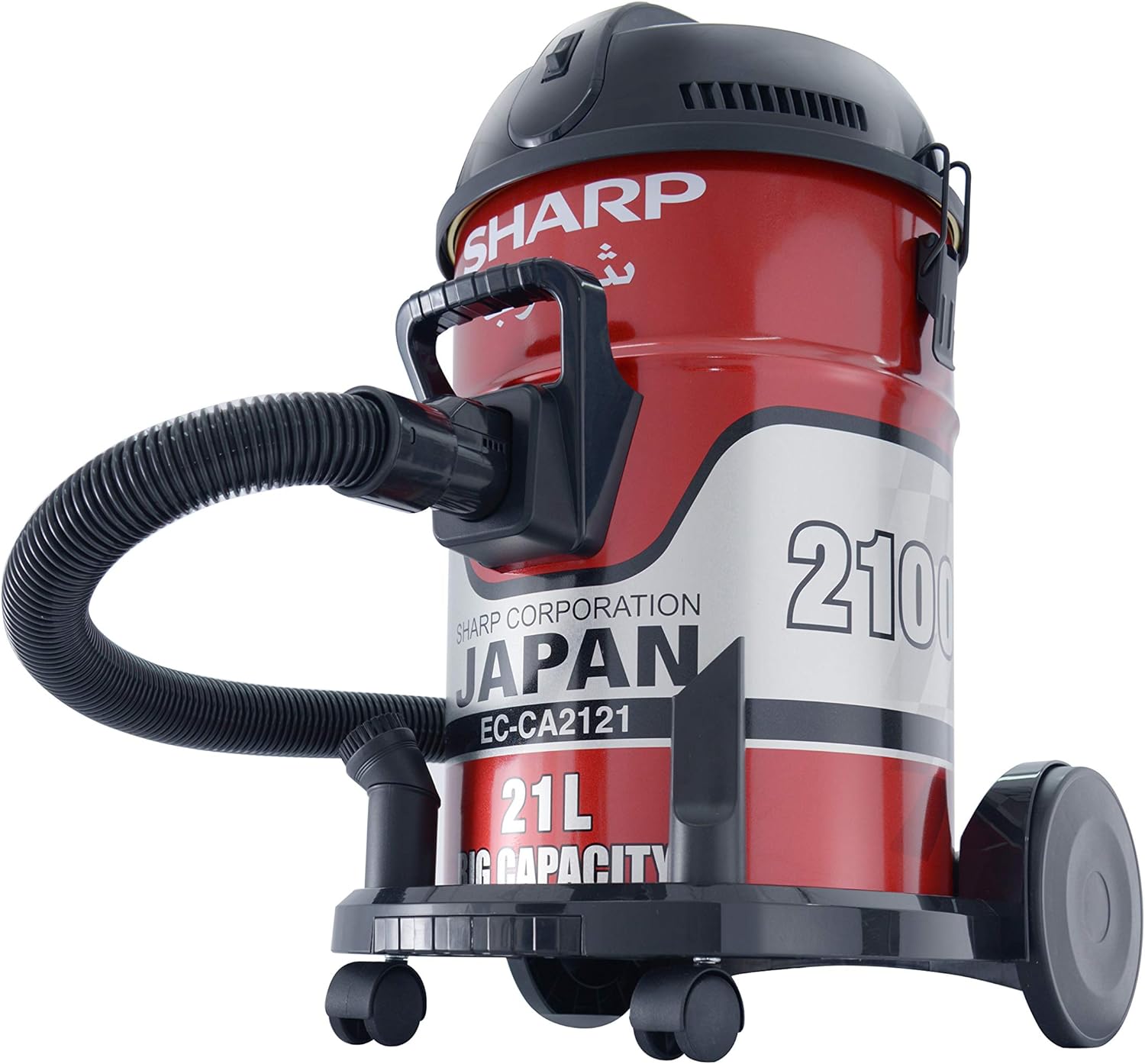 Sharp 21L 2100W Drum/Barrel 100% Copper Motor Vacuum Cleaner Sharp 21L 2100W Drum/Barrel 100% Copper Motor Vacuum Cleaner